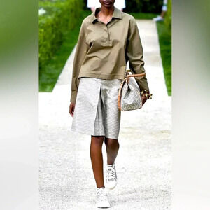 Tory Burch Twill Tunic Size S